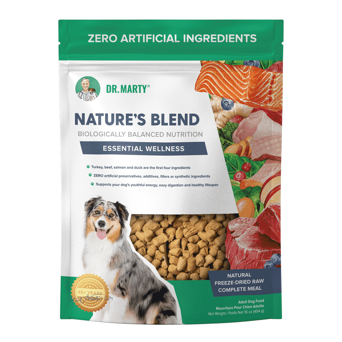 Dr. Marty Nature's Blend Essential Wellness Premium Freeze-Dried