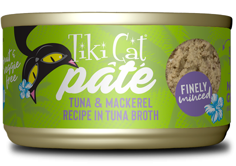 Tiki Cat® Pate Luau Ahi Tuna & Mackerel Pate Wet Cat Food (2.8 oz)