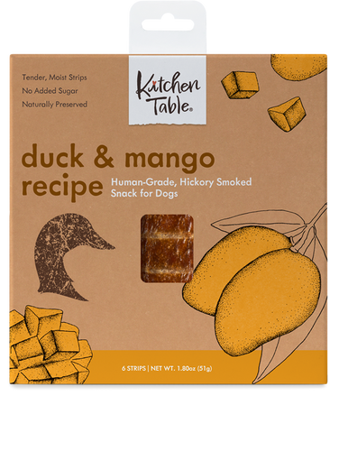 Kitchen Table Smoked Snack Box Duck & Mango Recipe (1.8 oz - 6 Strips)