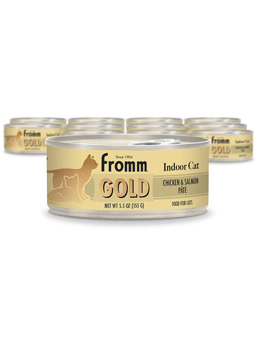 Fromm Gold Indoor Cat Chicken & Salmon Pâté Cat Food