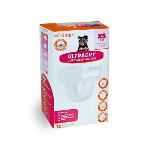 WizSmart UltraDry Disposable Dog Diapers