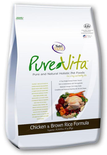 PureVita Chicken And Brown Rice Dry Dog Food