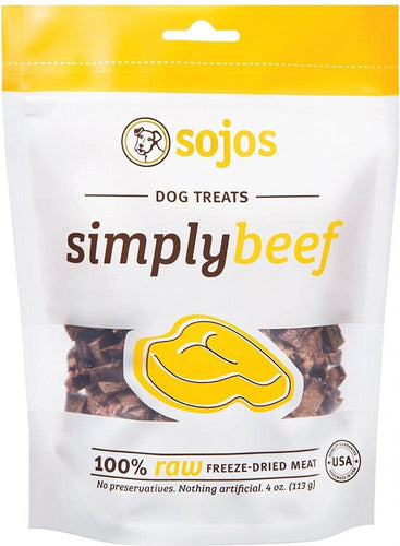 Sojos Simply Beef Freeze Dried Dog Treats