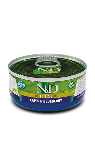 Farmina N&D Prime Lamb & Blueberry Recipe Wet Cat Food