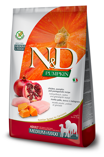 Farmina N&D Pumpkin Grain-Free Canine Chicken, Pumpkin and Farmina N&D Pumpkin Grain-Free Canine Chicken, Pumpkin and