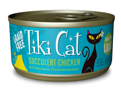 tiki cat puka puka luau succulent chicken in chicken consomme Tiki Cat Puka Puka Luau Grain Free Succulent Chicken in Chicken Consomme Canned Cat Food - Sarasota, FL