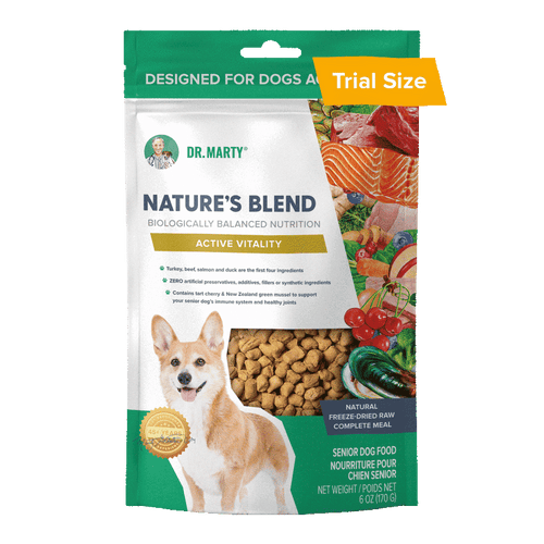 Dr. Marty Nature s Blend Active Vitality Seniors Freeze Dried Raw