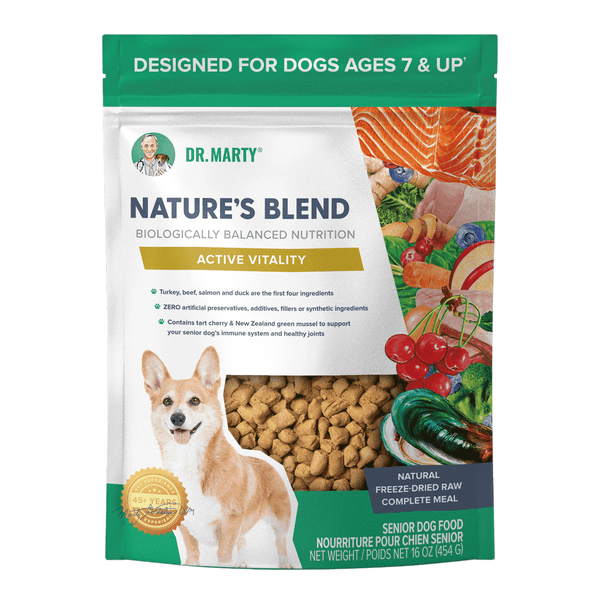 Dr. Marty Nature s Blend Active Vitality Seniors Freeze Dried Raw