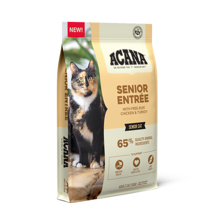 ACANA Senior Entr e Free Run Chicken Turkey Dry Cat Food