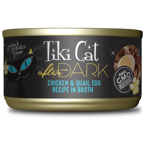 Tiki Cat® After Dark™ Whole Foods Chicken & Quail Egg Recipe in Broth Cat Food