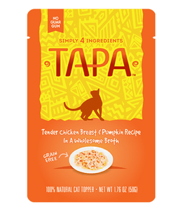 Rawz Tapa Tender Chicken Breast Pumpkin Wet Cat Food Recipe In Wholesome Broth