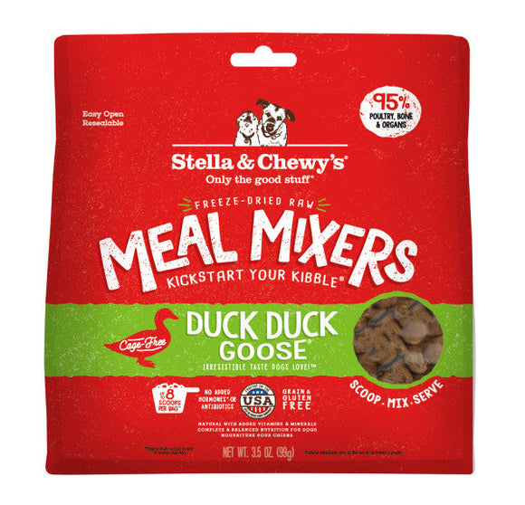 Stella & Chewy's Freeze Dried Duck Duck Goose Meal Mixers