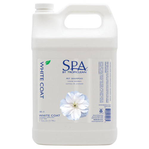 SPA by TropiClean Lavish White Coat Shampoo for Pets